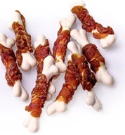 Przysmaki dla psów - ALDA ALDA kość zawijana kaczką 500g PALD037 - miniaturka - grafika 1