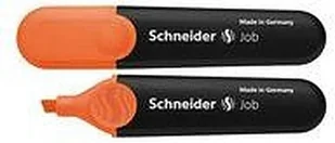Schneider Textmarker Job 150, odporna na światło, wielokrotnego napełniania, z klipsem, pomarańczowy 1506 - Zakreślacze - miniaturka - grafika 2