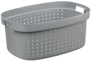 Plast team poland Kosz Na Pranie Seoul Szary 41,9L PlastTeam PT60320802 - Pudła i pojemniki do przechowywania - miniaturka - grafika 2