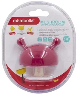 Mombella Gryzak Mushroom Chimney Red - Gryzaki dla dzieci - miniaturka - grafika 7