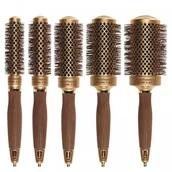 Szczotki i grzebienie do włosów - Olivia Garden Nano Thermic C+I zestaw 5 termicznych szczotek ceramicznych z jonizacją i turmalinem | 18mm + 24mm + 34mm + 44mm + 54mm 3072 - miniaturka - grafika 1