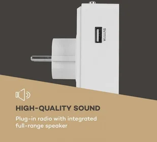 Auna Digi Plug DAB Białe - Radia - miniaturka - grafika 8
