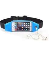 Etui i futerały do telefonów - Mobilari SASZETKA NERKA PAS NA TELEFON UNIWERSALNA 4.7'' ZIELONY M222005 - miniaturka - grafika 1