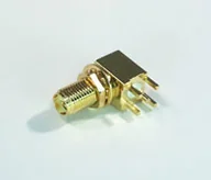 Złącza, przejściówki, adaptery - brak danych Złącze RP-SMA/ż do druku kątow - miniaturka - grafika 1