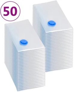 vidaXL Próżniowe worki podróżne na ubrania, 80x60 cm, 50 szt. vidaXL - Pudła i pojemniki do przechowywania - miniaturka - grafika 3