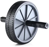 Pozostały sprzęt i akcesoria do ćwiczeń - Profit Kółko do ćwiczeń podwójne DK 3216 szare WPPS - miniaturka - grafika 1