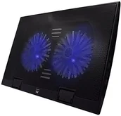 Podkładki chłodzące pod laptopa - Ewent ew1256 torba na karmieniu podkładka chłodząca do notebooków z 2 125 MM wentylatory z regulacją wysokości rutschfe zasilany z USB EW1256 - miniaturka - grafika 1