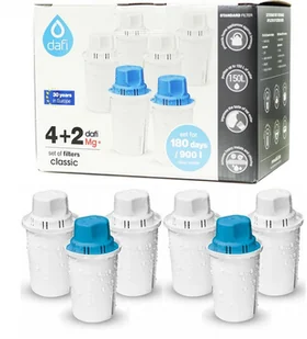 Dafi Zestaw 4 filtry Classic +2 filtry Magnez Mg+ - Wkłady filtrujące - miniaturka - grafika 2