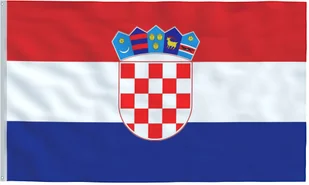 vidaXL vidaXL Flaga Chorwacji, 90 x 150 cm - Flagi i akcesoria - miniaturka - grafika 2