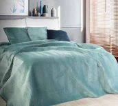 Narzuty - Eurofirany Narzuta SOFIA miętowa 220x240 12420 - miniaturka - grafika 1