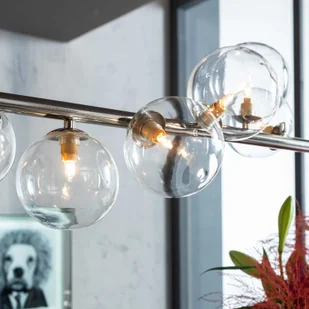 KARE Scala Balls żyrandol, srebrny - Lampy sufitowe - miniaturka - grafika 2