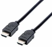 Kable - Manhattan 355308 High Speed kabel HDMI Arc 3D 4K wtyczka HDMI na wtyczce HDMI ekranowana 1,5 m czarna - miniaturka - grafika 1