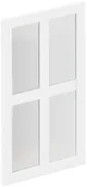 Fronty meblowe - DELINIA ID Front witrynowy FG45/77 Toscane biały Delinia ID - miniaturka - grafika 1