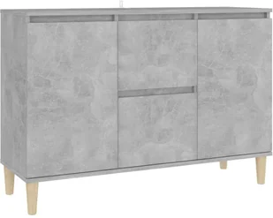 vidaXL Szafka szarość betonu 103,5x35x70 cm płyta wiórowa 806107 - Komody - miniaturka - grafika 3