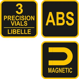 Vorel POZIOMNICA Z TRZEMA LIBELLAMI I MAGNESAMI DO OSADZANIA SŁUPKÓW 16012 16012 - Poziomice, łaty, miary - miniaturka - grafika 6