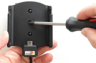 Brodit AB Uchwyt do Sony Xperia XZ2 Compact z wbudowaną ładowarką samochodową do profesjonalnego montażu 727052 - Uchwyty samochodowe do telefonów - miniaturka - grafika 5