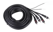 Kable - LP KPO2687-5 Kabel 2 x rca - 2 x rca z żyłą sterującą LEC-KPO2687-5 - miniaturka - grafika 1