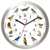 Zegary - Atrix Zegar aluminiowy z głosami 12 ptaków #1B AS002SP12B - miniaturka - grafika 1