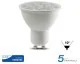 Żarówki LED - V-TAC Żarówka LED SAMSUNG CHIP GU10 6W 10st VT-249 6400K 500lm 5 Lat Gwarancji SKU 20028 - miniaturka - grafika 1