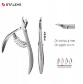 Akcesoria do paznokci - Staleks Cążki do skórek ze sprężyną 4mm NS-30-4 - miniaturka - grafika 1