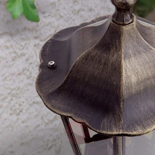 ORION ORION Lampa na cokół FABIO, czarno-złota - Lampy ogrodowe - miniaturka - grafika 5