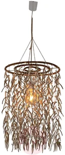 Näve Lampa wisząca Kokos z orzecha kokosowego, 55 cm - Lampy sufitowe - miniaturka - grafika 2