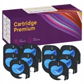 Papier do drukarek - Dymo 10x Taśma do LetraTag 12mmx4m 59426 niebieska - miniaturka - grafika 1