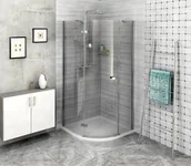 Kabiny prysznicowe - Polysan FORTIS LINE 90x90 FL5590L - miniaturka - grafika 1