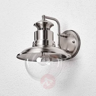 Lampenwelt GWENDOLYN - zewnętrzna lampa ścienna, stal szl - Lampy ogrodowe - miniaturka - grafika 2