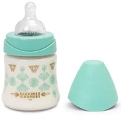 Butelki dla niemowląt - Suavinex Butelka 150 ml Smoczek silikonowy Premium ciemnoniebieska - miniaturka - grafika 1