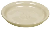 Miski dla kotów - Nobby koty ceramika miska na mleko, 14 x 2 cm, beżowy - miniaturka - grafika 1