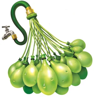 Tm toys BUNCH O Balloons wyrzutnia + balony BOB01241 - Zabawki militarne - miniaturka - grafika 8