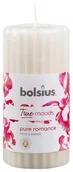 Świece - Bolsius True Moods Świeca pieńkowa zapachowa 120/58 Pure Romance - miniaturka - grafika 1