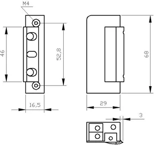 ZACZEP ELEKTROMAGNETYCZNY R5-24.10 R5-24.10 - Kontrola dostępu - miniaturka - grafika 4
