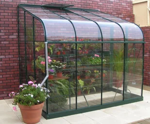 Halls szklarnia ogrodowa Silverline 86 5.05 m2 1,95m x 2,59m) zielona + baza SZKŁO HARTOWANE Silverline 86 - Szklarnie ogrodowe - miniaturka - grafika 2