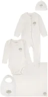 Komplety dla niemowląt - LUPILU LUPILU Zestaw niemowlęcy z biobawełny (body, pajacyk, sliniak, czapka, pieluszka), 5 elementów (62/68) - miniaturka - grafika 1