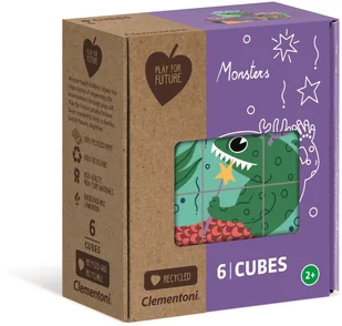 Clementoni układanka klockowa Monsters - Układanki dla dzieci - miniaturka - grafika 2