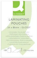 Folie do laminatora - Q-Connect Q-CONNECT 125 mikronów folii do laminowania, 54 X 86 MM  100 sztuk KF01203 - miniaturka - grafika 1