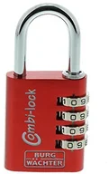 Kłódki - Burg Wächter BURG-WĘCHTER Regulowany zamek szyfrowy, 6,5 mm grubości, 4 koła numeryczne, Combi Lock 88 40 Fun SB, mix kolorów - miniaturka - grafika 1