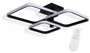 BERGE LAMPA LED ATLANTA SUFITOWO - ŚCIENNA 66W CZARNA - MULTIKOLOR (3000-6000K) + PILOT LAMPA-B7214 - Lampy ścienne BERGE LAMPA LED ATLANTA SUFITOWO - ŚCIENNA 66W CZARNA - MULTIKOLOR (3000-6000K) + PILOT LAMPA-B7214 - Lampy ścienne - miniaturka - grafika 1