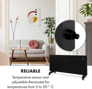 Klarstein Klarstein Bansin Smart 2500, grzejnik konwekcyjny, 2500W, sterowanie aplikacją ACO14-Bansin2500WB - Ogrzewanie przenośne - miniaturka - grafika 15