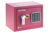 Sejfy i kasy pancerne - Yale YSV/170/DB1 Mały sejf domowy z zamkiem elektronicznym różowy YSV/170/DB1/P - miniaturka - grafika 1
