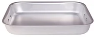 Patelnie - Pentole Agnelli pentole agnelli alma151b60 profesjonalne naczynie do pieczenia z aluminium 3 MM, prostokątne narożniki okrągły z uchwytami, 60 x 40 cm ALMA151B60 - miniaturka - grafika 1