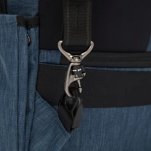 Metrosafe X 20 l, plecak antykradzieżowy, dla kobiet i mężczyzn, 45 x 30 x 13 cm, plecak podróżny, ochrona przed kradzieżą, technologia bezpieczeństwa, 20 l, dżinsowy niebieski/ciemny denim - Plecaki - miniaturka - grafika 21