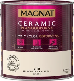 Magnat CERAMIC 2.5L - ceramiczna farba do wnętrz - C10 Szlachetny kryształ - Farby wewnętrzne - miniaturka - grafika 2