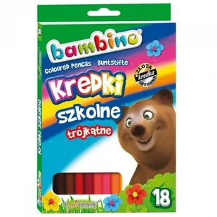 St. Majewski Kredki BAMBINO ołówkowe 18kol. - Przybory szkolne - miniaturka - grafika 3