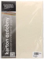 Papier do drukarek - Galeria Papieru Karton wizytówkowy A4 220g Pepper kremowy - 20 ark w op. - miniaturka - grafika 1