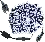 Oświetlenie świąteczne - Lampki choinkowe 500 led światełka na prąd zewnętrzne biały zimny z flashem 955W - miniaturka - grafika 1