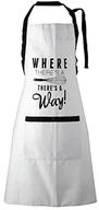 Pozostałe akcesoria kuchenne - Premier Housewares Premier housewares słowo fartuch do zabawy i gry, biały/czarny 5100213 - miniaturka - grafika 1