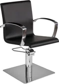 Meble fryzjerskie - AYALA Fotel fryzjerski Partner czarny baza kwadrat - miniaturka - grafika 1